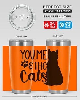 You Me The Cat Style 110#- cat- Tumbler
