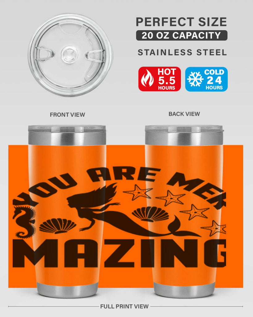 You are mer mazing 685#- mermaid- Tumbler