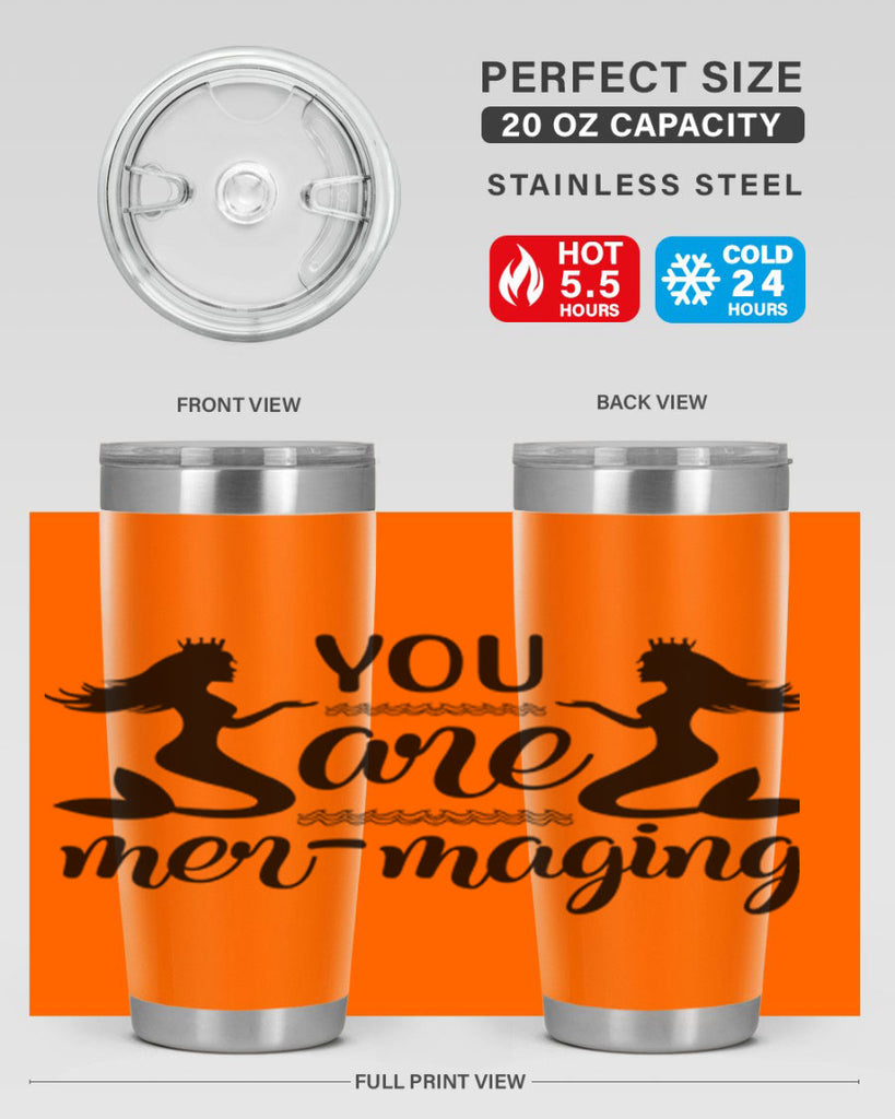 You are mermaging design 686#- mermaid- Tumbler