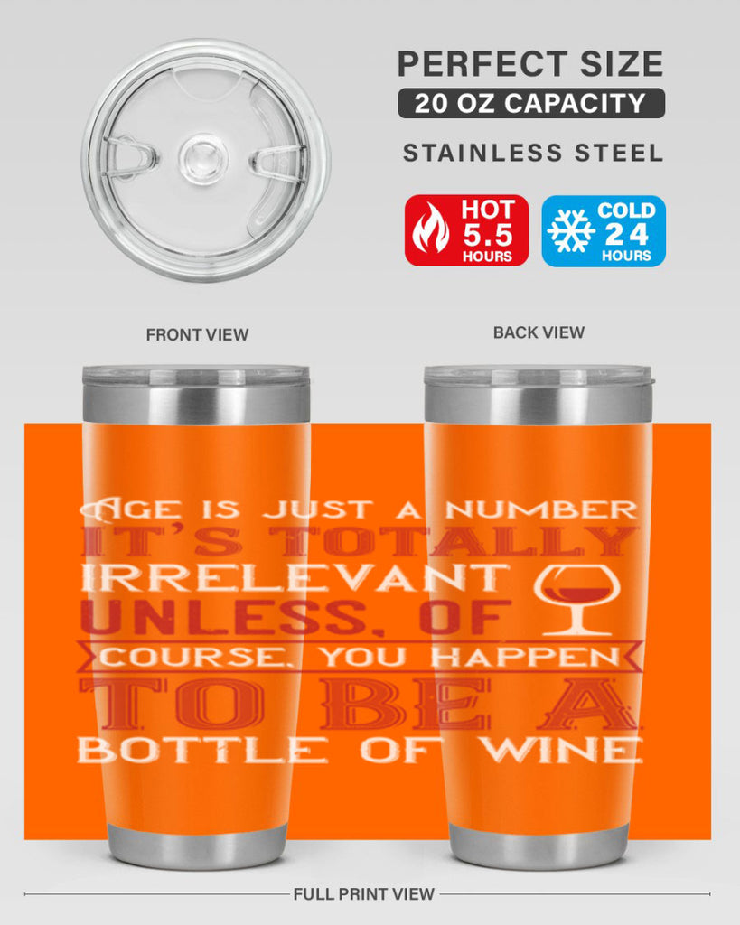 age is just a number its totaly 92#- wine- Tumbler