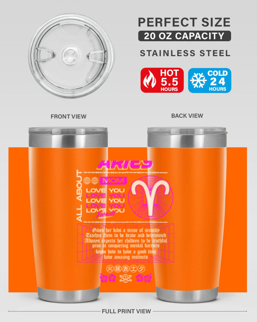 aries 138#- zodiac- Tumbler