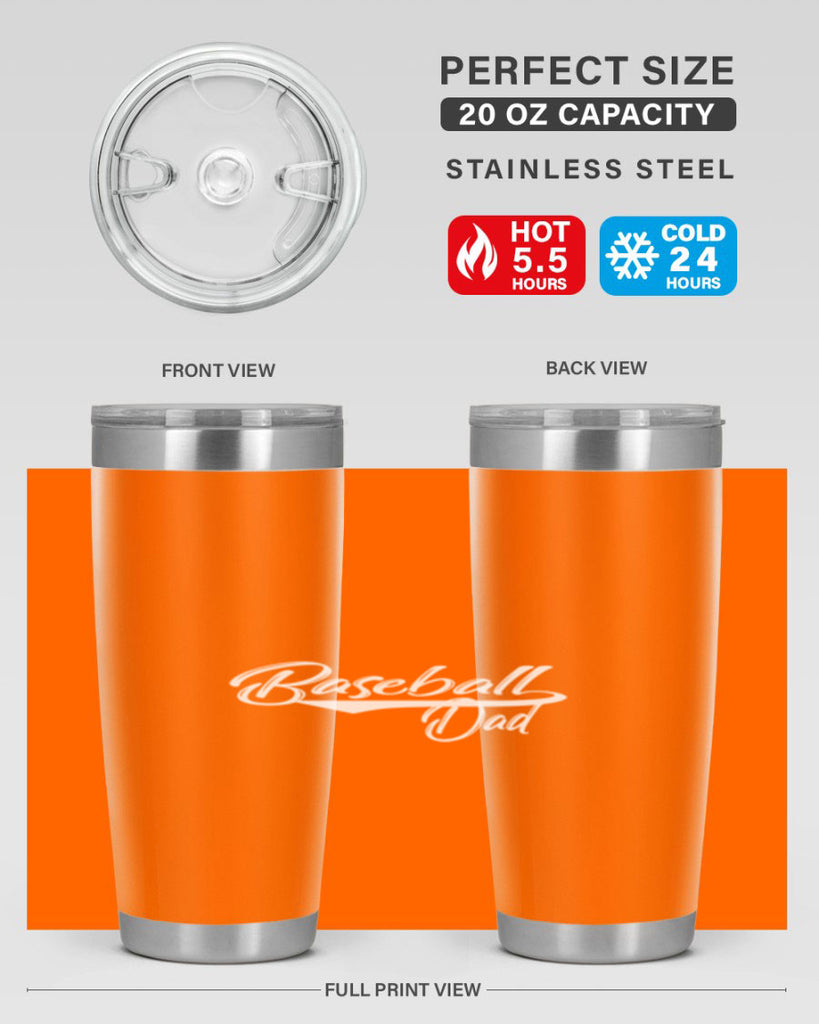 baseball dadk 49#- dad- Tumbler