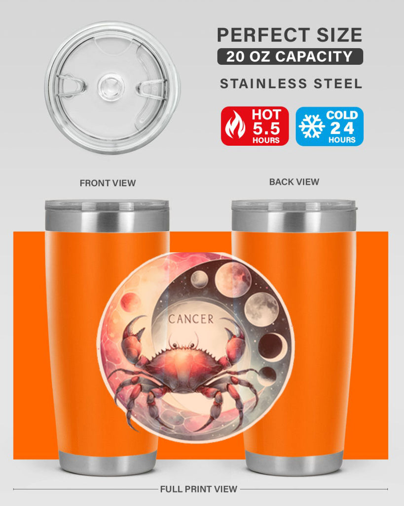 cancer 166#- zodiac- Tumbler