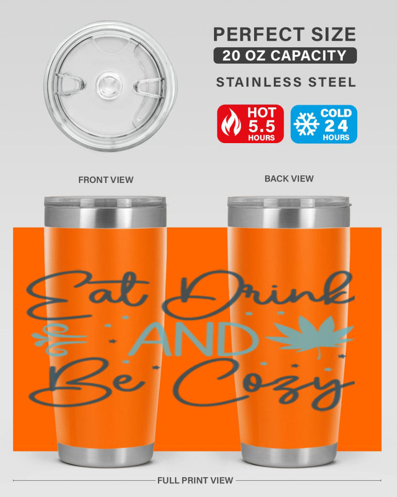 eat drink and be cozy 98#- winter- Tumbler