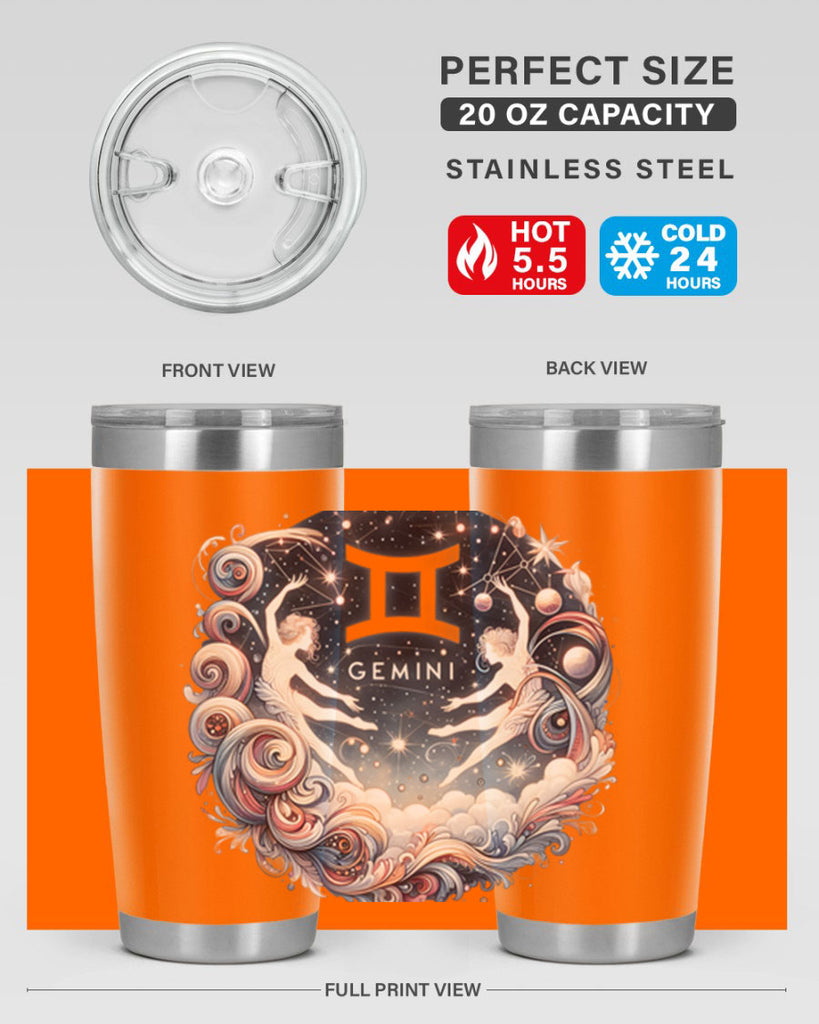 gemini 248#- zodiac- Tumbler