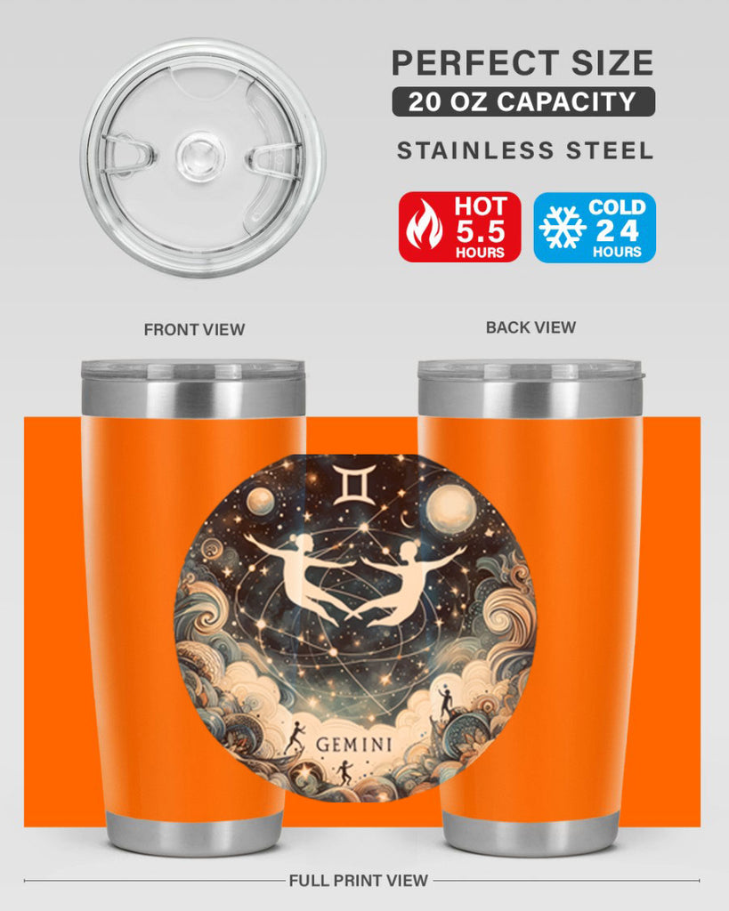gemini 249#- zodiac- Tumbler