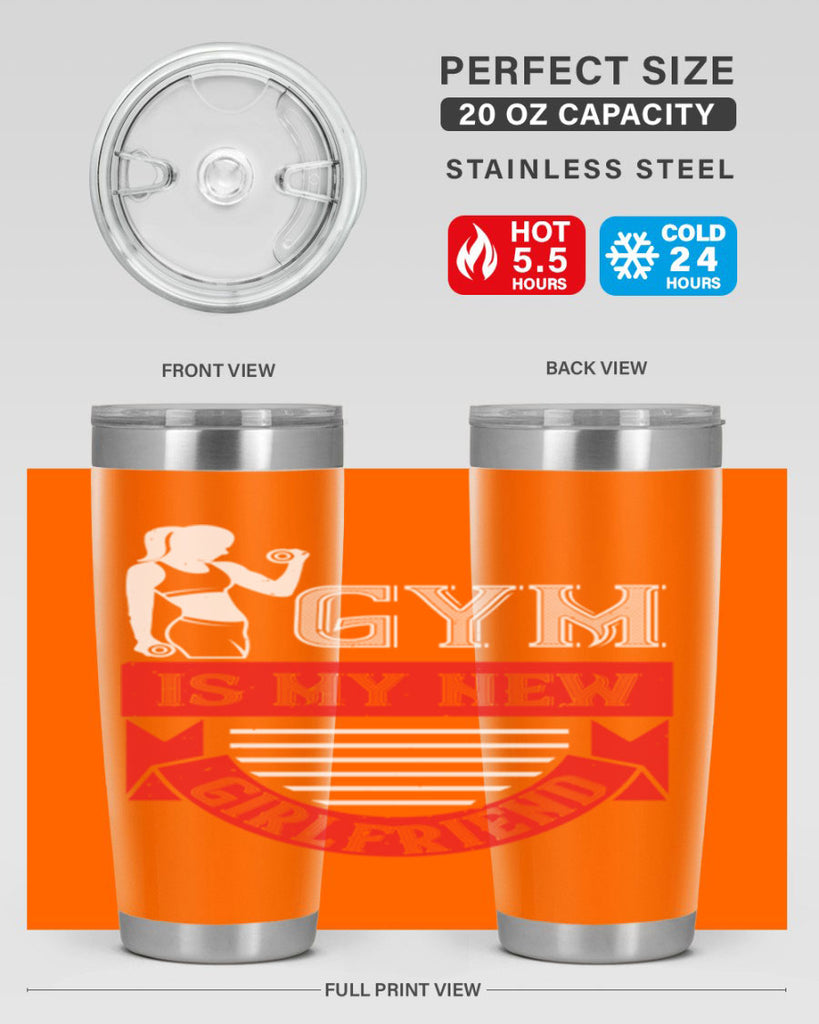 gym is my new girlfriend 97#- gym- Tumbler