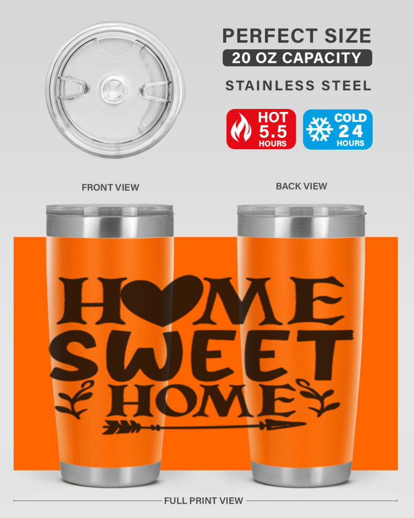 home sweet home 27#- home- Tumbler