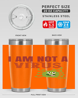 i am not a virus Style 36#- corona virus- Tumbler