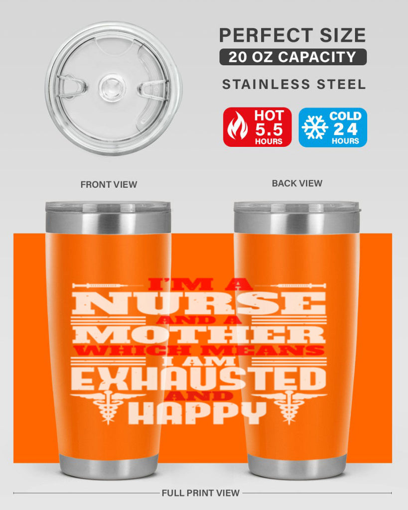 im a nurse and a mother Style 312#- nurse- tumbler