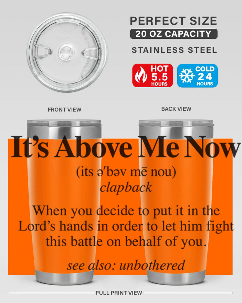 its above me now definition 105#- black words phrases- Cotton Tank