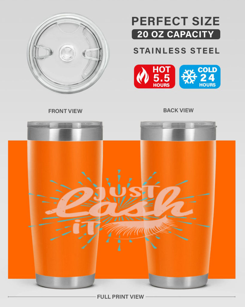 just lash it Style 199#- make up- Tumbler
