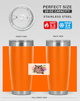 owl 3#- owl- Tumblers