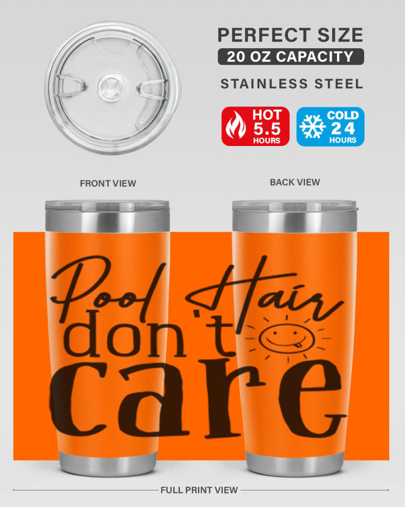 pool hair dont care Style 81#- summer- Tumbler