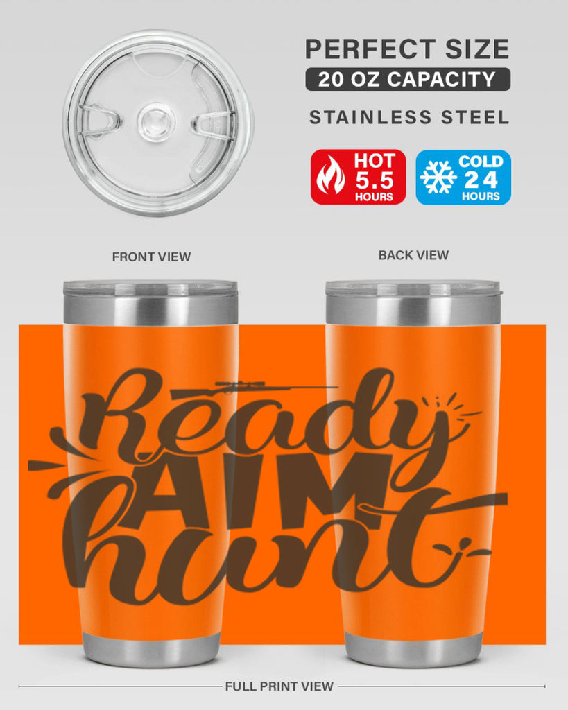 ready aim hunt 4#- hunting- Tumbler