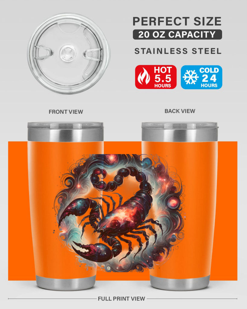 scorpio 462#- zodiac- Tumbler