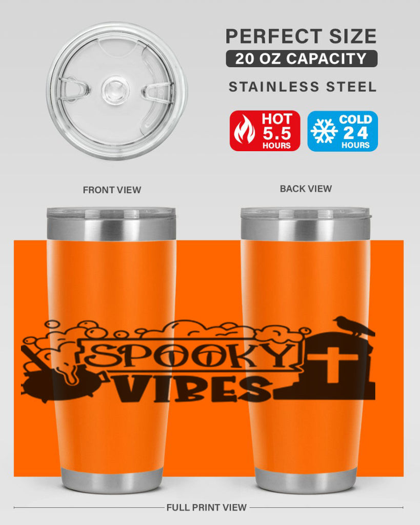 spooky vibes 20#- halloween- Tumbler