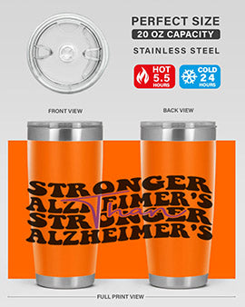 stronger than alzheimers 214#- alzheimers- Tumbler