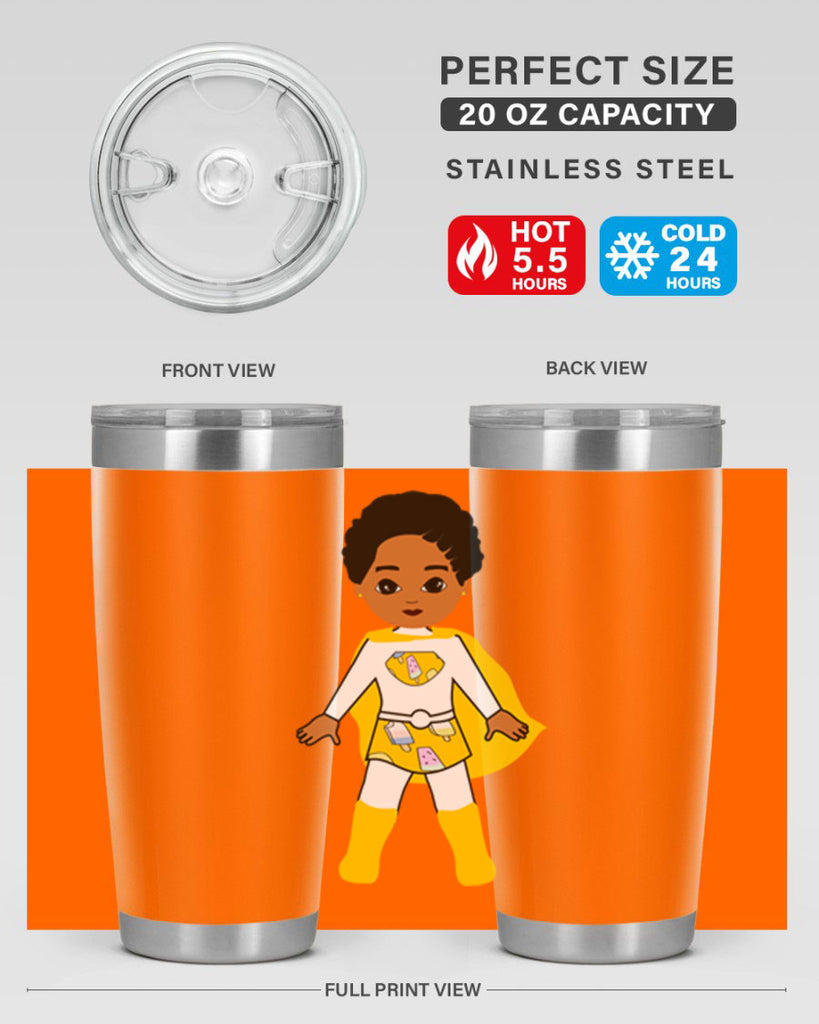 super kid 10#- black men - boys- tumbler