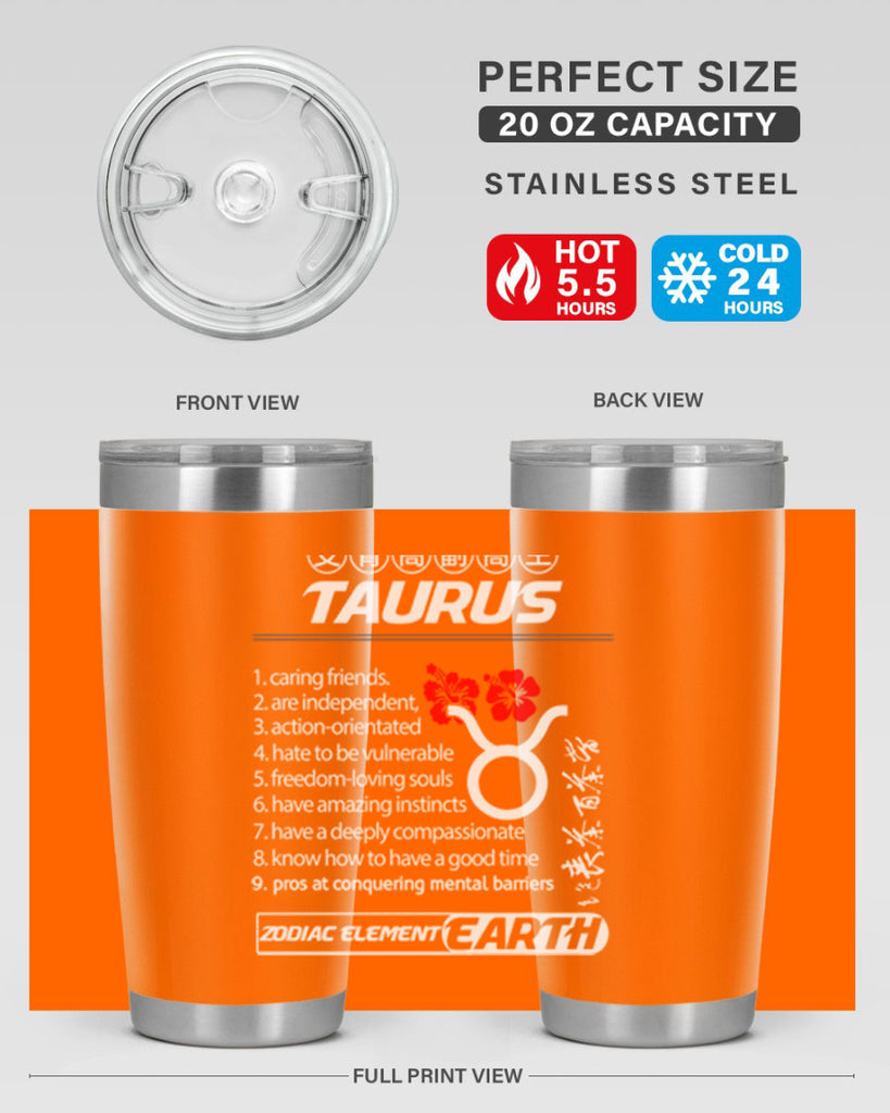 taurus 518#- zodiac- Tumbler