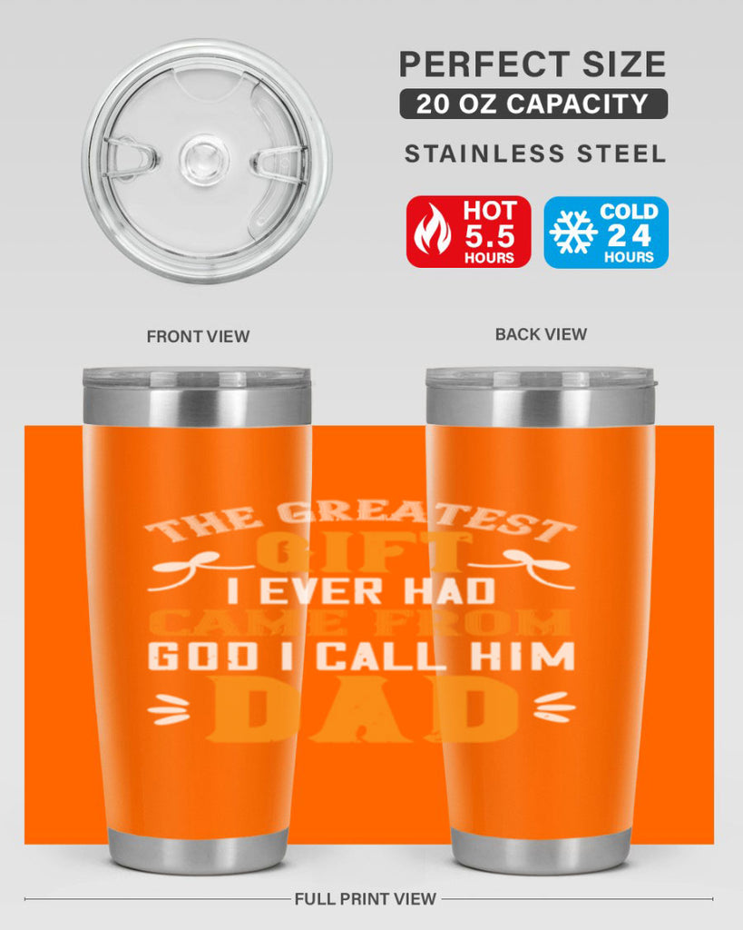 the gratest gift i ever had came from 6#- grandpa - papa- Tumbler
