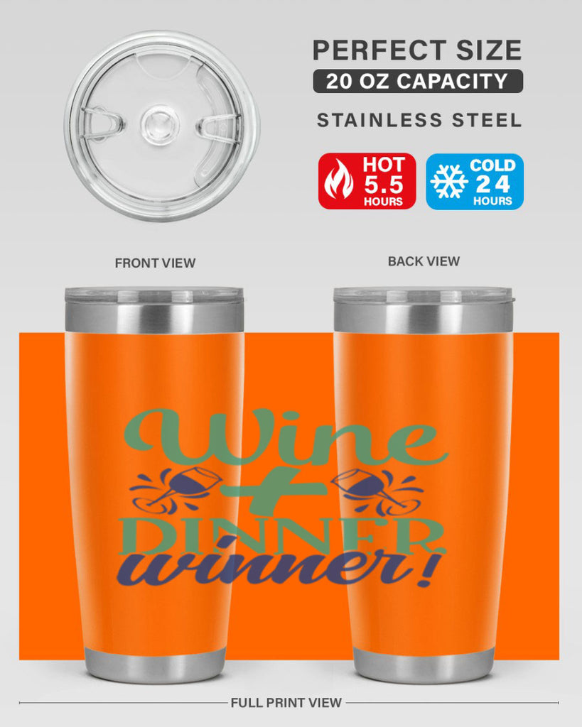 wine dinner winner 146#- wine- Tumbler