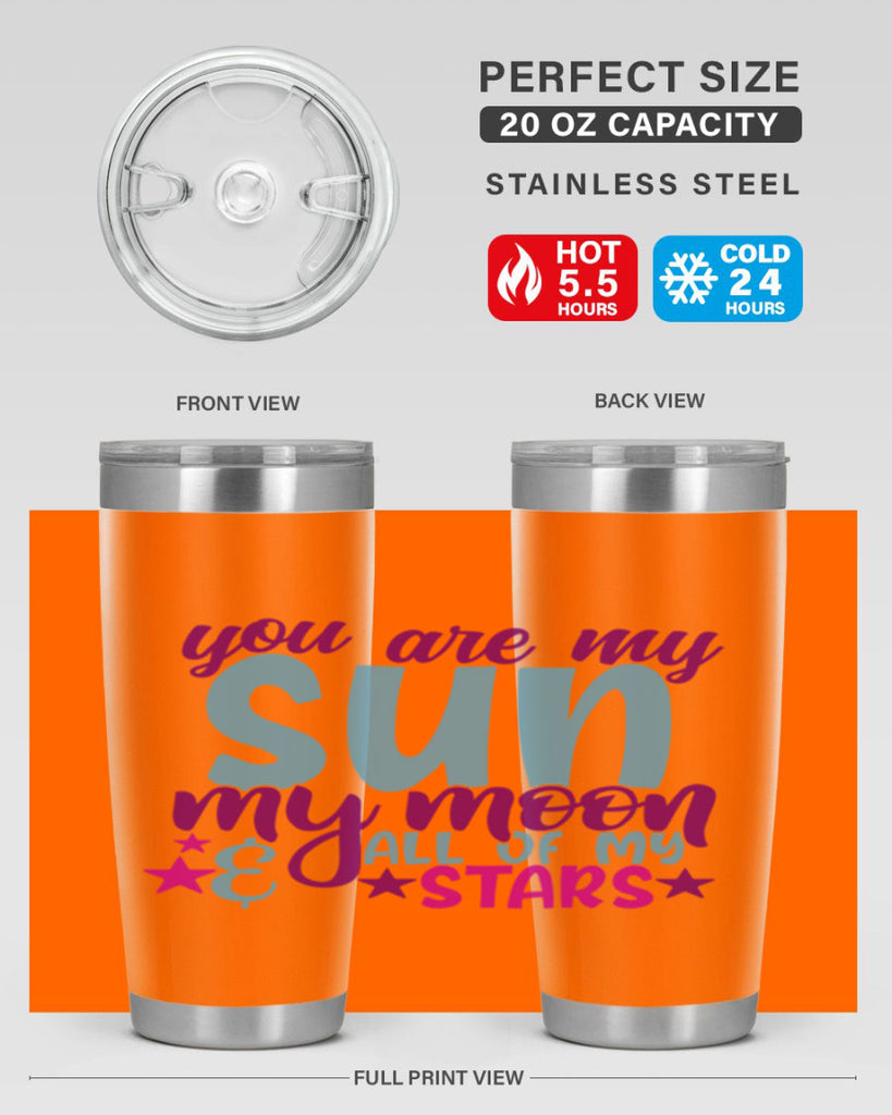 you are my sun my moon all of my stars 6#- family- Tumbler