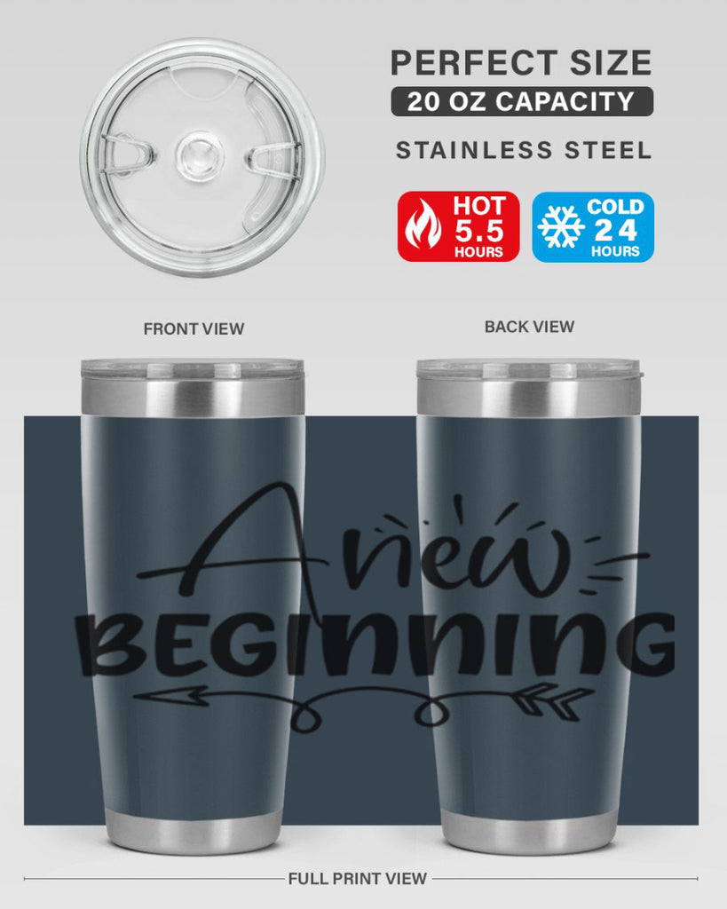 A new beginning 1#- spring- Tumbler