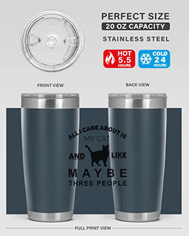 All I Care About is Style 26#- cat- Tumbler