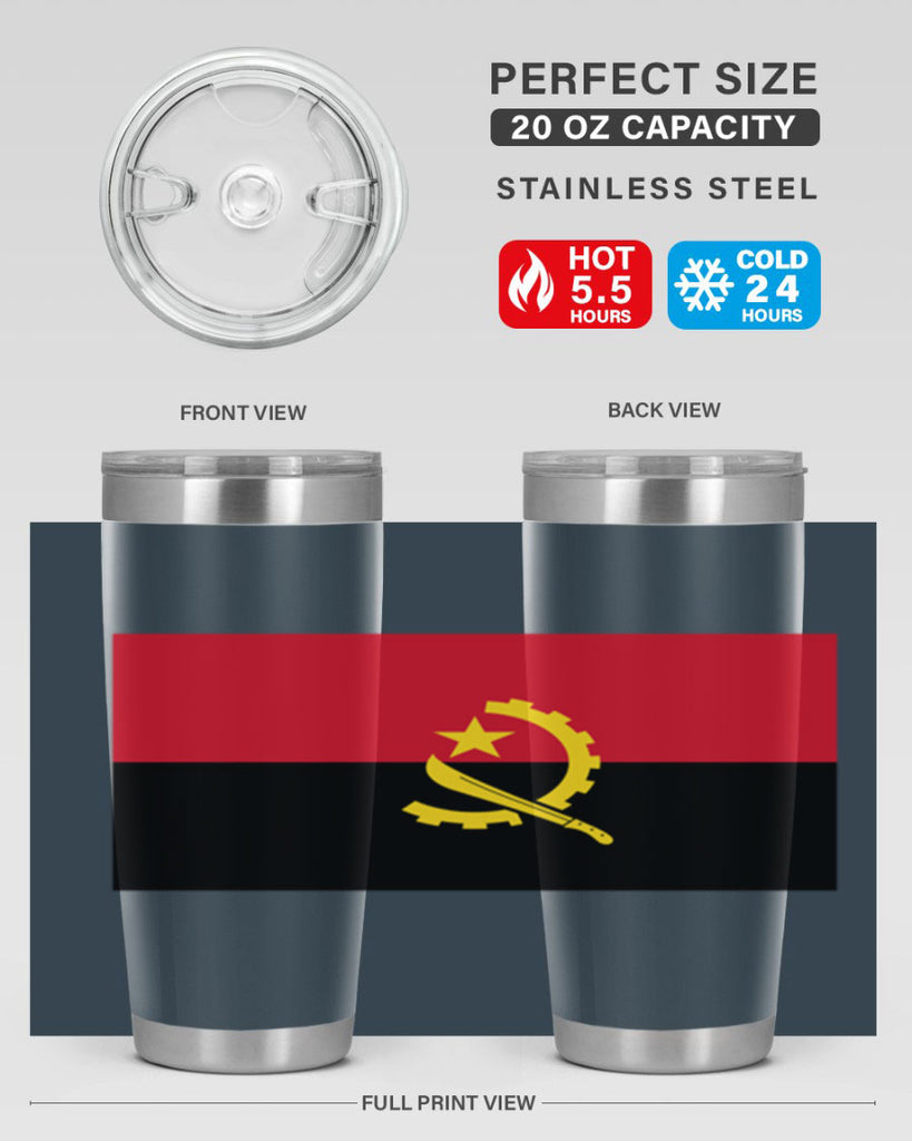 Angola 193#- world flags- Tumbler