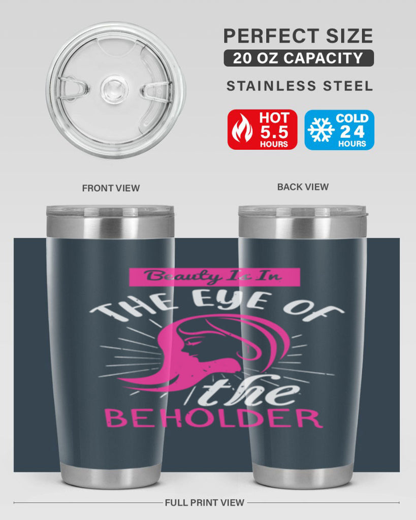 Beauty is in the eye of the beholder Style 169#- make up- Tumbler
