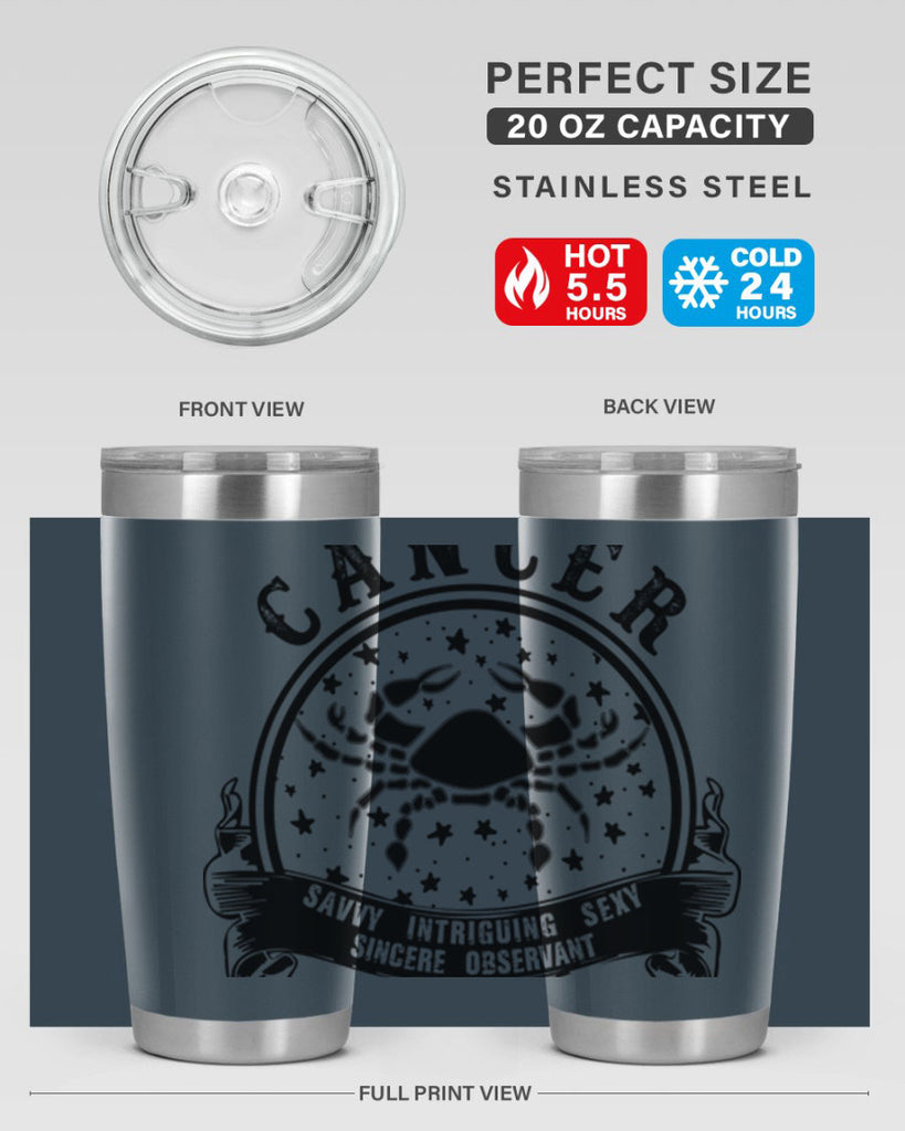 Cancer 13#- zodiac- Tumbler