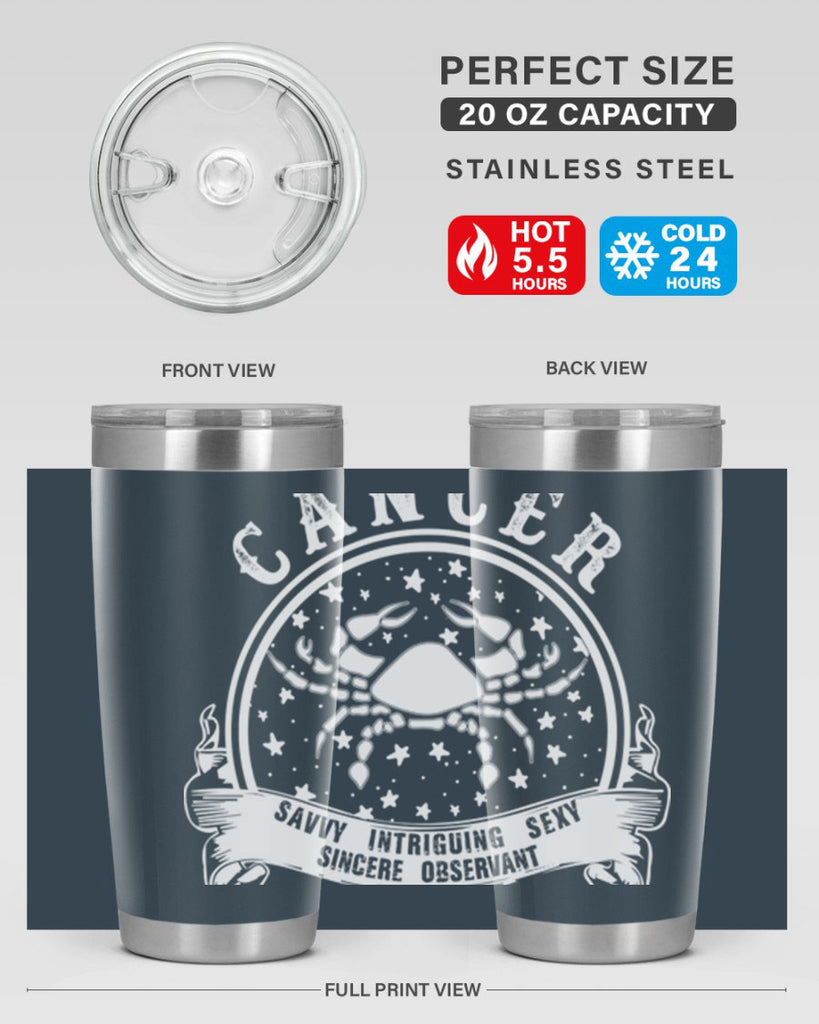 Cancer 14#- zodiac- Tumbler