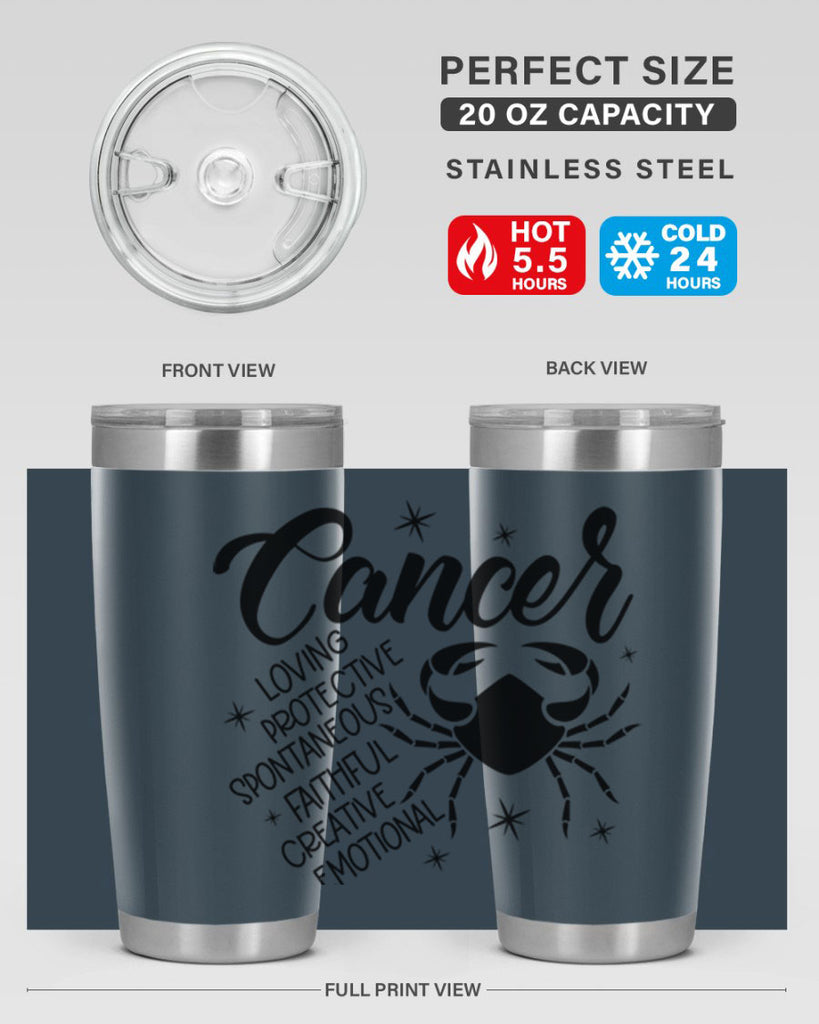 Cancer 151#- zodiac- Tumbler