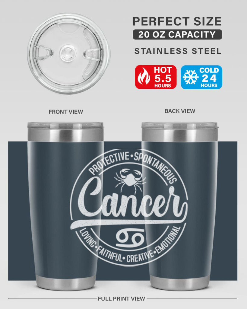 Cancer 154#- zodiac- Tumbler