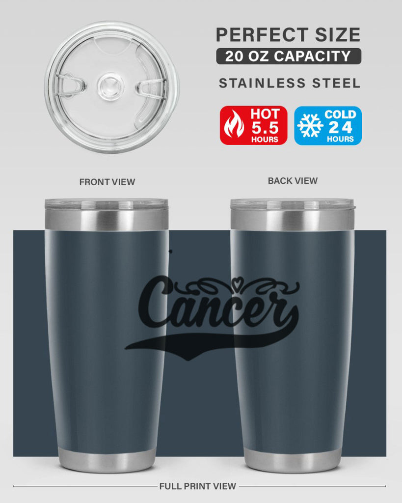Cancer 155#- zodiac- Tumbler