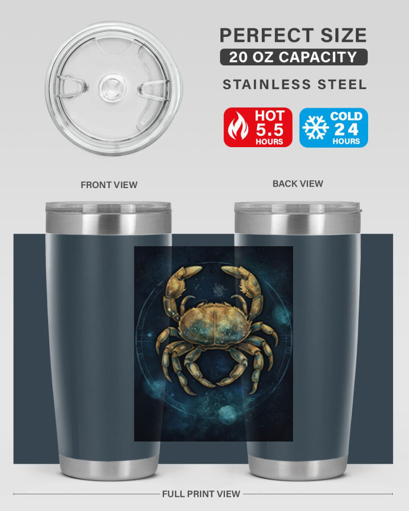 Cancer 57#- zodiac- Tumbler