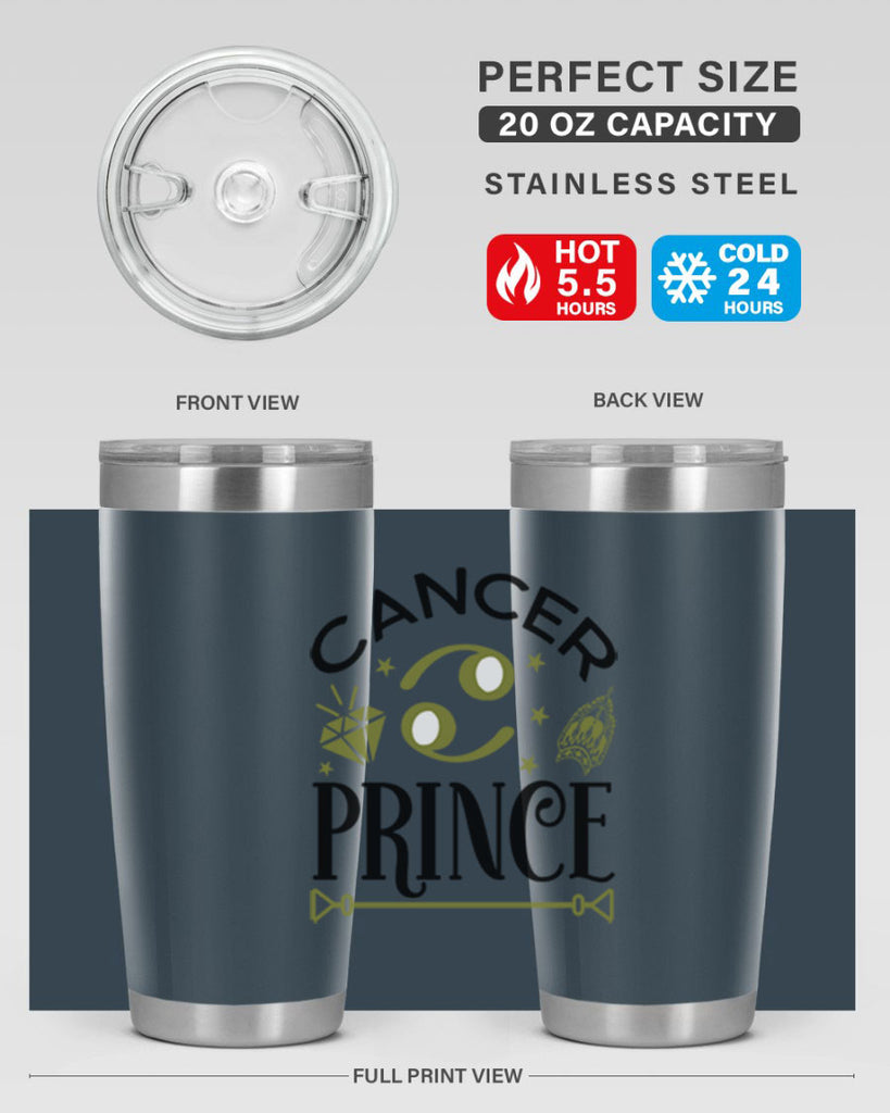 Cancer prince 159#- zodiac- Tumbler