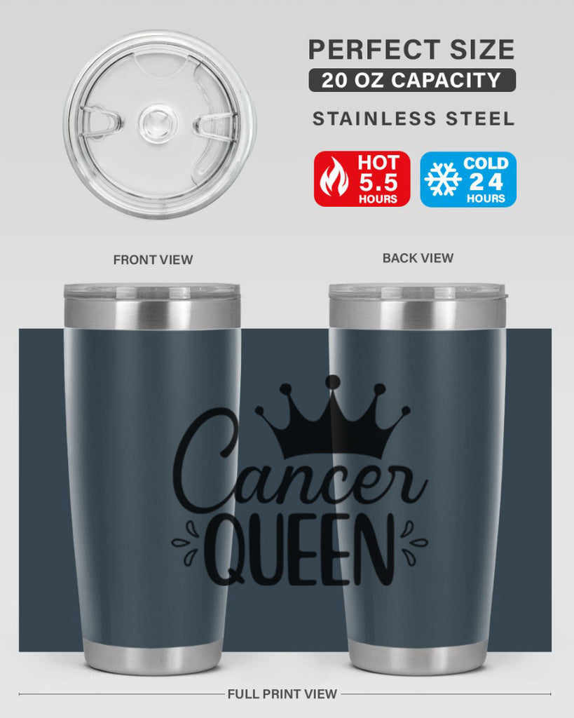 Cancer queen 161#- zodiac- Tumbler