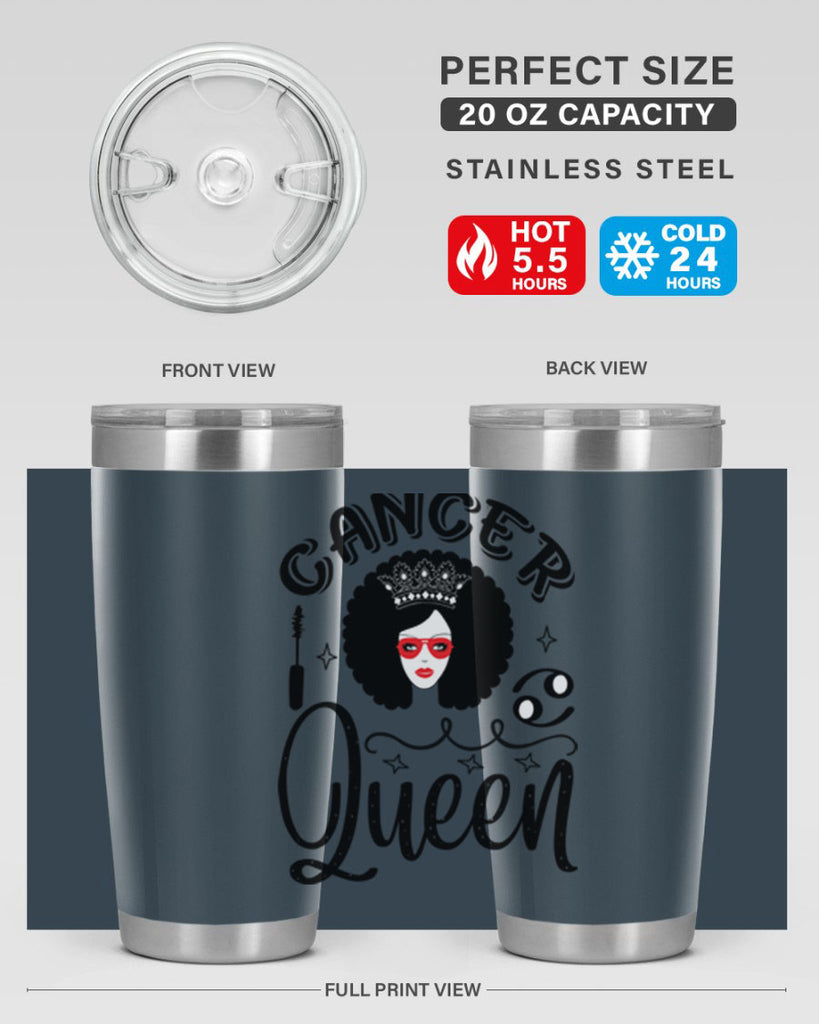Cancer queen 162#- zodiac- Tumbler