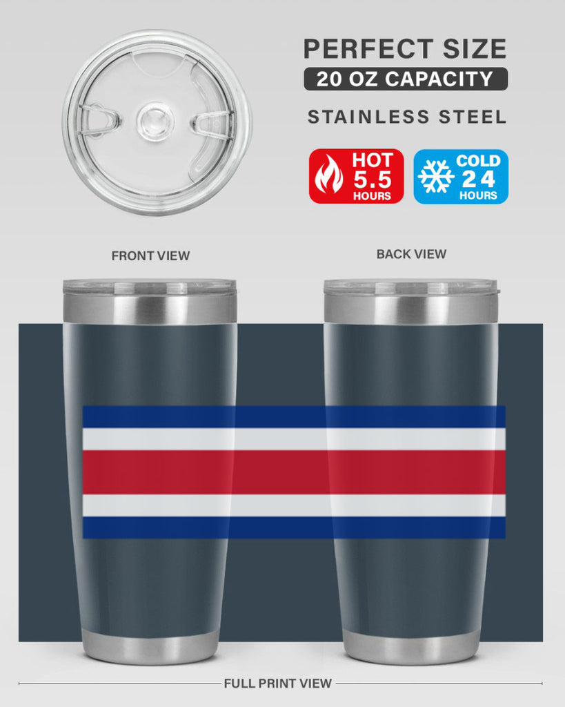 Costa Rica 157#- world flags- Tumbler