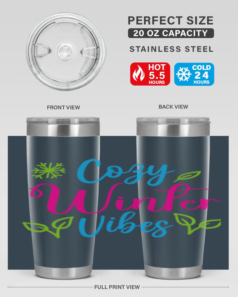 Cozy Winter Vibes 73#- winter- Tumbler