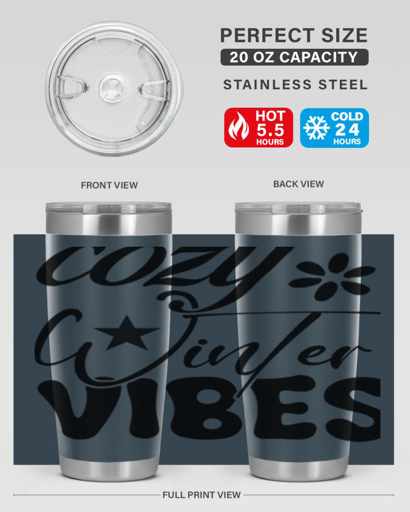 Cozy winter vibes 79#- winter- Tumbler