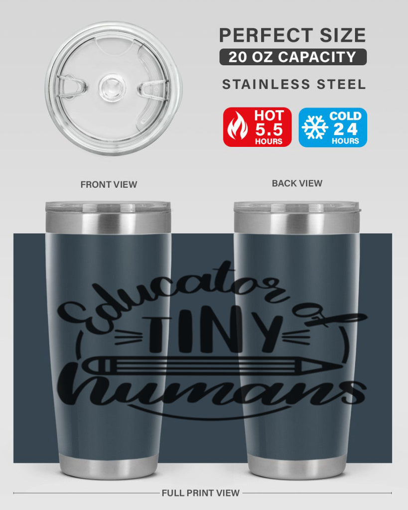 Educator Of Tiny Humans Style 76#- teacher- tumbler
