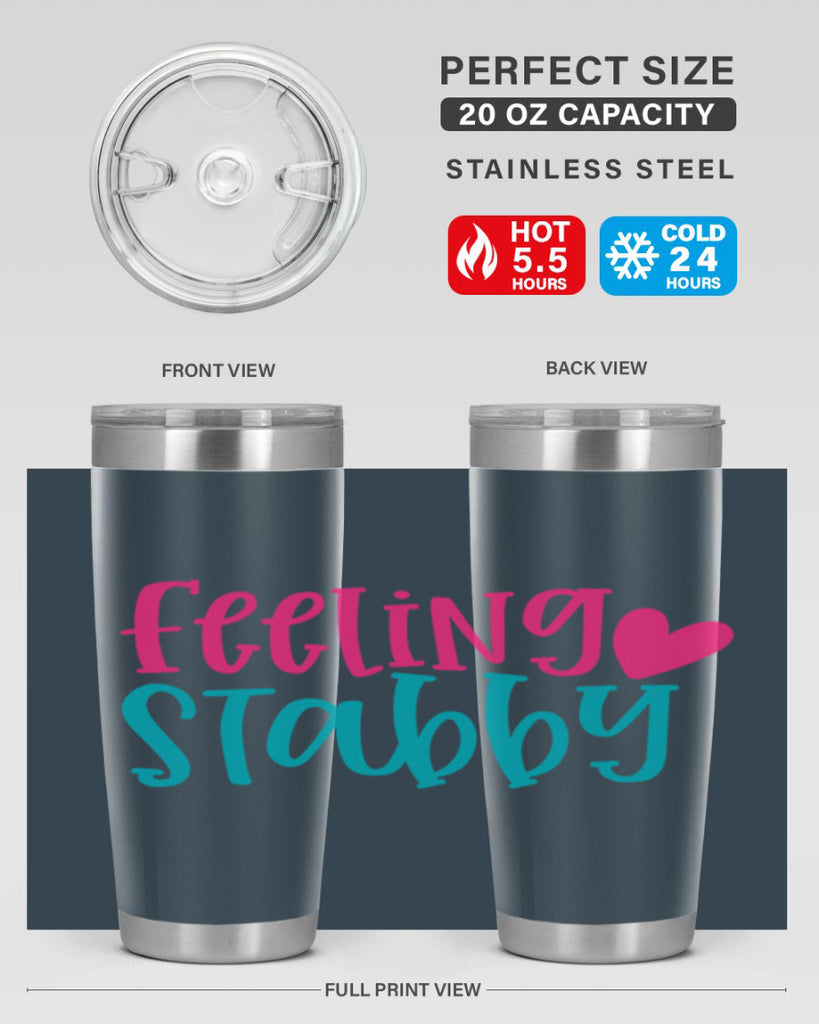 Feeling Stabby Nurse Style 386#- nurse- tumbler