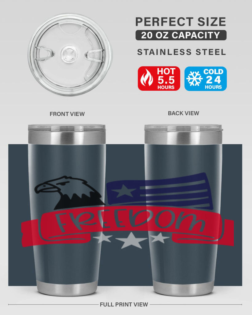 Freedom Style 147#- Fourt Of July- Tumbler