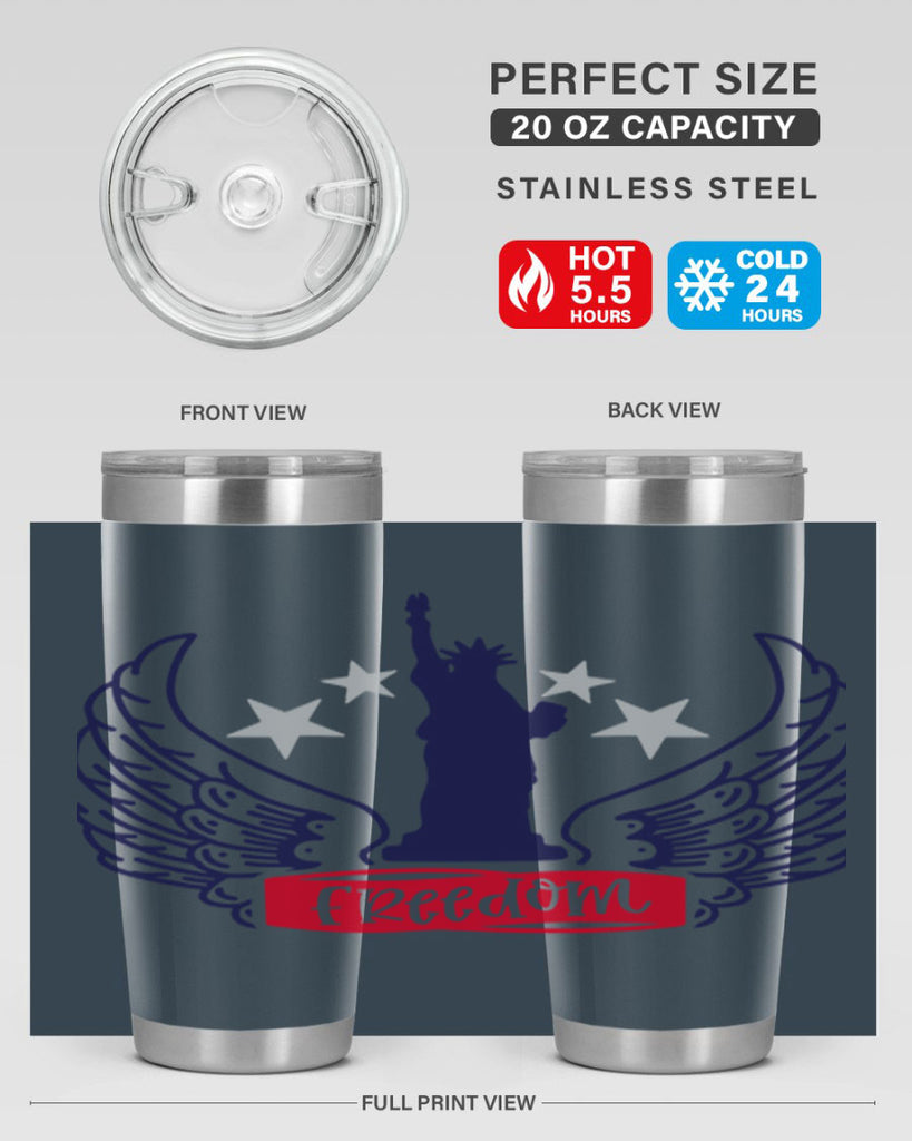 Freedom Style 150#- Fourt Of July- Tumbler