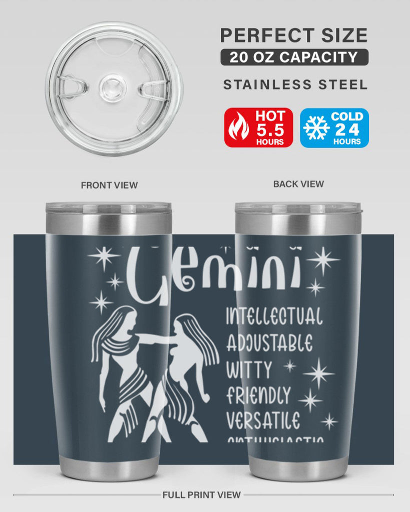 Gemini 221#- zodiac- Tumbler