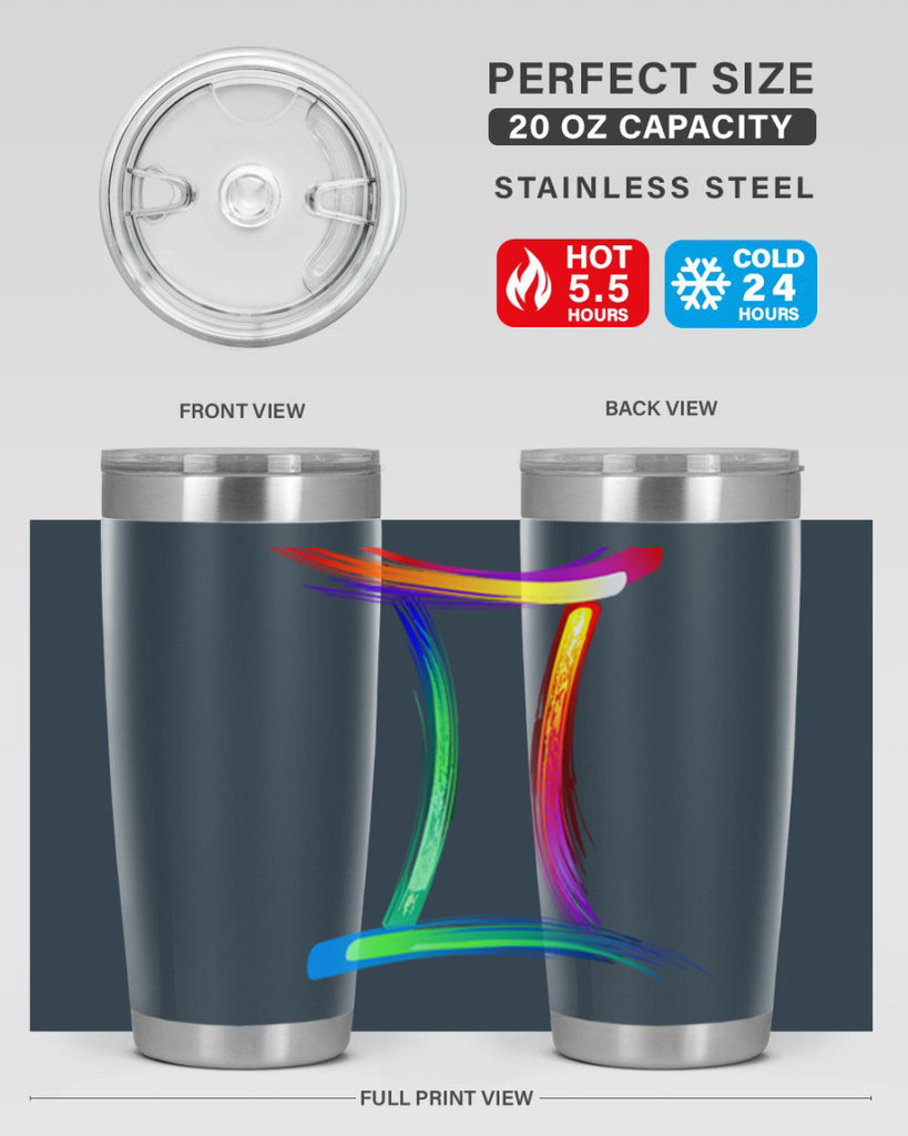 Gemini 222#- zodiac- Tumbler
