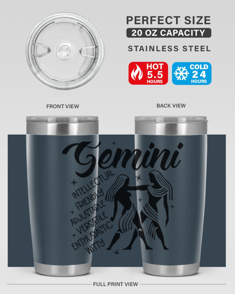 Gemini 223#- zodiac- Tumbler